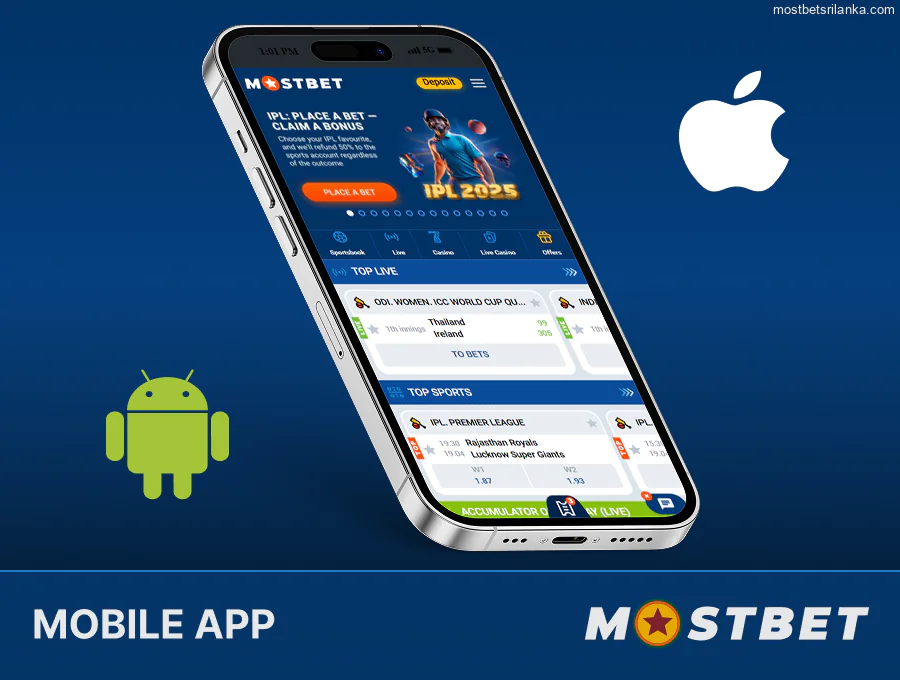 Bet on the go with the Mostbet mobile app
