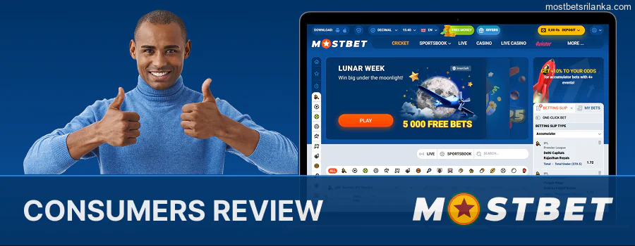 Read what customers say about Mostbet