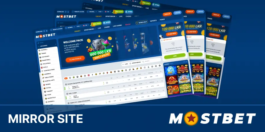 Mostbet mirrors